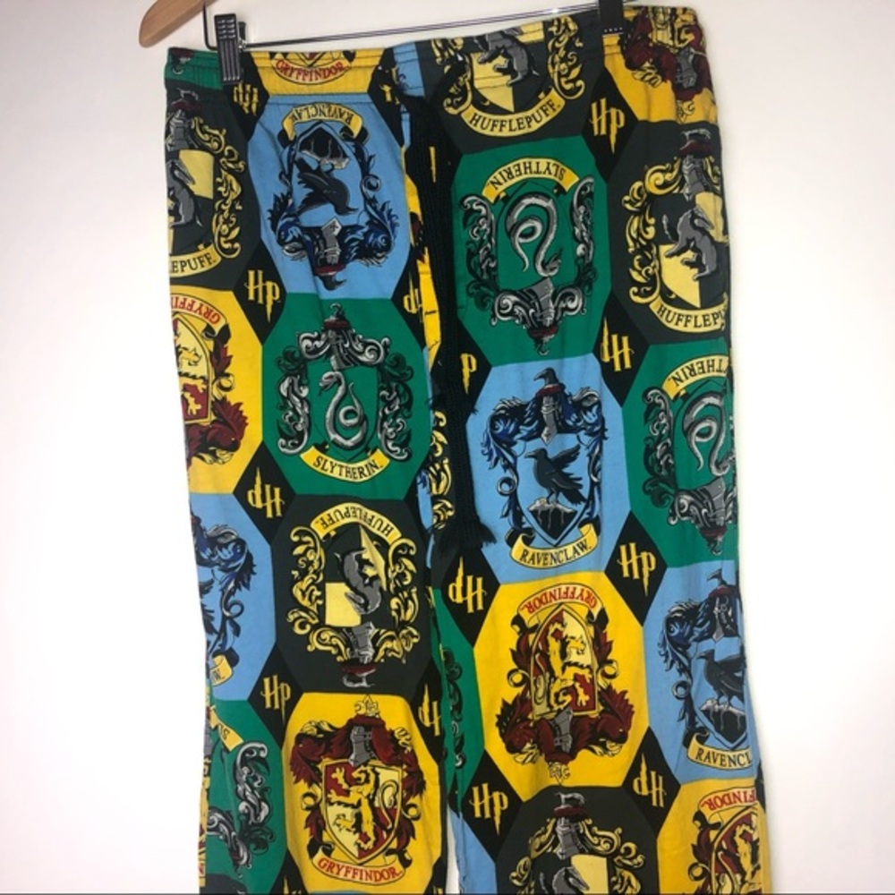 Harry Potter Men's Sleep Pants Medium Crest Graphics